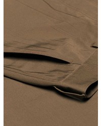 Коричневые брюки чинос от Prada