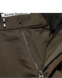 Коричневые брюки чинос от Acne Studios
