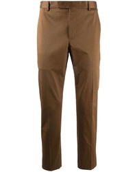 Коричневые брюки чинос от Pt01