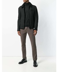 Коричневые брюки чинос от Incotex