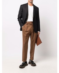 Коричневые брюки чинос от Lardini