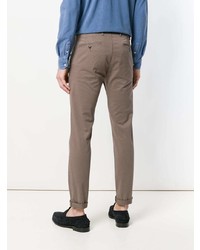 Коричневые брюки чинос от Briglia 1949
