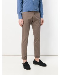 Коричневые брюки чинос от Briglia 1949