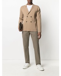 Коричневые брюки чинос от Dondup