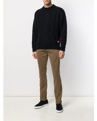 Коричневые брюки чинос от Berwich