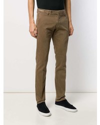 Коричневые брюки чинос от Berwich