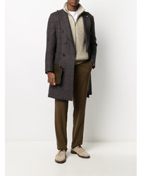 Коричневые брюки чинос от Lardini