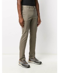 Коричневые брюки чинос от Z Zegna