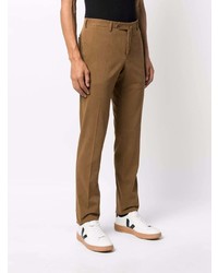 Коричневые брюки чинос от Pt01