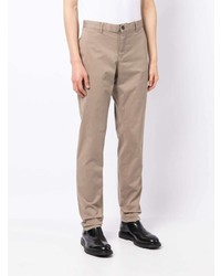 Коричневые брюки чинос от Pal Zileri