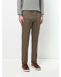Коричневые брюки чинос от Berwich