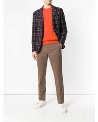 Коричневые брюки чинос от Hackett