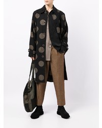 Коричневые брюки чинос от Uma Wang