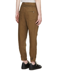 Мужские коричневые брюки от Balmain