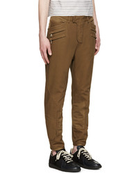 Мужские коричневые брюки от Balmain