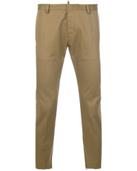Мужские коричневые брюки от DSQUARED2