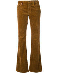 Коричневые вельветовые брюки-клеш от Ralph Lauren