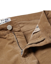 Мужские коричневые вельветовые джинсы от Acne Studios