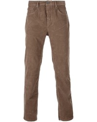 Мужские коричневые вельветовые джинсы от Burberry