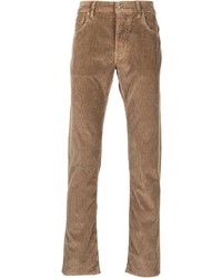 Мужские коричневые вельветовые джинсы от Jacob Cohen