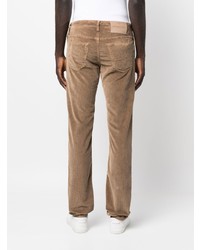 Мужские коричневые вельветовые джинсы от Jacob Cohen