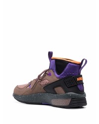 Мужские коричневые высокие кеды от Nike