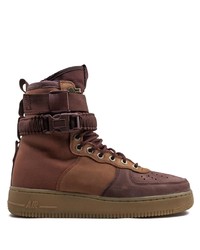 Мужские коричневые высокие кеды от Nike