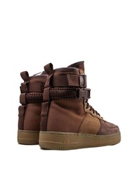 Мужские коричневые высокие кеды от Nike