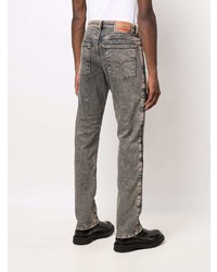 Мужские коричневые джинсы с принтом от Diesel