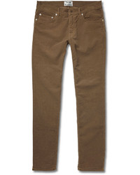 Мужские коричневые джинсы от Acne Studios