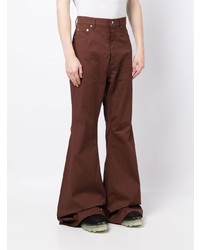 Мужские коричневые джинсы от Rick Owens