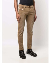 Мужские коричневые джинсы от Diesel