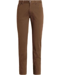 Мужские коричневые джинсы от Ermenegildo Zegna