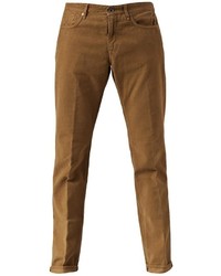 Мужские коричневые джинсы от Incotex