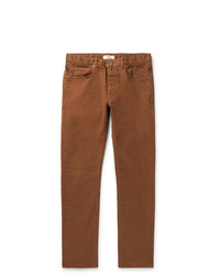Мужские коричневые джинсы от Incotex
