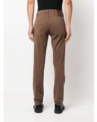 Мужские коричневые джинсы от Sartoria Tramarossa