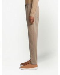 Мужские коричневые джинсы от Zegna