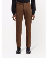 Мужские коричневые джинсы от Ermenegildo Zegna