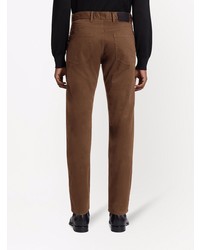 Мужские коричневые джинсы от Ermenegildo Zegna