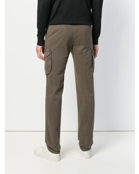 Мужские коричневые джинсы от Kiton