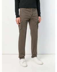 Мужские коричневые джинсы от Kiton