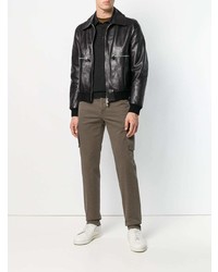 Мужские коричневые джинсы от Kiton