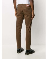 Мужские коричневые джинсы от DSQUARED2