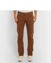 Мужские коричневые джинсы от Incotex