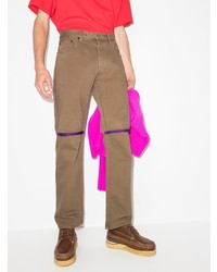 Мужские коричневые джинсы от Jacquemus