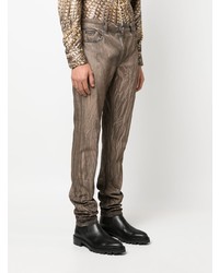 Мужские коричневые джинсы от Roberto Cavalli