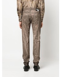 Мужские коричневые джинсы от Roberto Cavalli