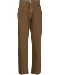 Мужские коричневые джинсы от YMC