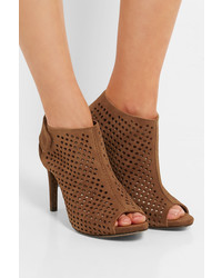 Женские коричневые замшевые босоножки от Pedro Garcia