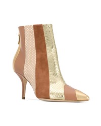 Коричневые замшевые ботильоны от Malone Souliers